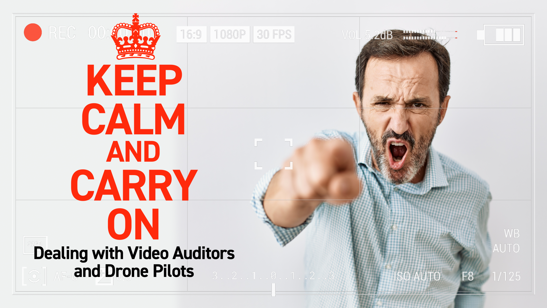 Dealing with Video Auditors and Drone Pilots