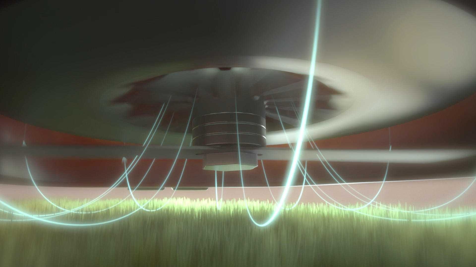 CGI Animation Representing Flymo Suction